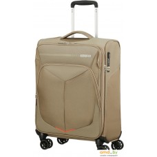 Чемодан-спиннер American Tourister Summerfunk Strict Beige 55 см (4 колеса)