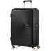 Чемодан-спиннер American Tourister Soundbox Bass Black 77 см. Фото №1