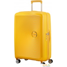 Чемодан-спиннер American Tourister SoundBox Golden Yellow 67 см