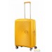 Чемодан-спиннер American Tourister SoundBox Golden Yellow 67 см. Фото №6