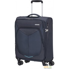 Чемодан-спиннер American Tourister Summerfunk Strict Navy 55 см (4 колеса)