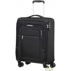 Чемодан-спиннер American Tourister Crosstrack Black/Grey 55 см (4 колеса)