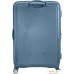 Чемодан-спиннер American Tourister SoundBox Stone Blue 77 см. Фото №2