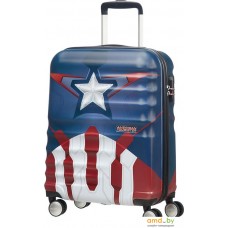 Чемодан-спиннер American Tourister Wavebreaker Disney Captain America Close-Up 55 см