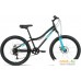 Велосипед Altair MTB HT 24 2.0 D 2022 (черный/бирюзовый). Фото №1