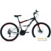 Велосипед Altair MTB FS 26 2.0 D р.16 2022 (черный/красный). Фото №1