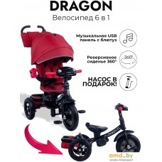 Детский велосипед Bubago Dragon BG 104-4 (красный)