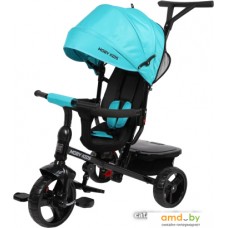 Детский велосипед Moby Kids Rider 360 10x8 EVA (бирюзовый)