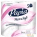 Туалетная бумага Papia Pure&Soft (5 слоев, 4 рулона). Фото №1