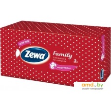 Бумажные салфетки Zewa Deluxe Family 3 слоя (90 шт)