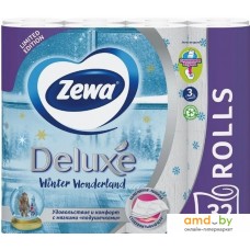 Туалетная бумага Zewa Deluxe Белая 3 слоя (32 рулона)