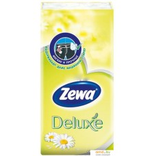 Бумажные салфетки Zewa Deluxe Ромашка 3 слоя (10 шт)