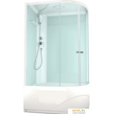 Душевая кабина Domani-Spa Delight 128 High 120x80 L (сатин-матированное стекло/белый)