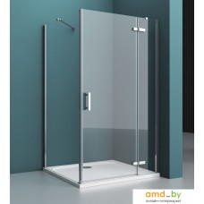 Душевой уголок BelBagno KRAFT-AH-12-120/100-C-Cr-R (прозрачное стекло)