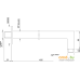 Держатель верхнего душа Jaquar SHA-CHR-455L400. Фото №2