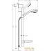 Душевой гарнитур Hansgrohe Crometta 85 Vario [27764000]. Фото №2