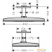 Верхний душ Hansgrohe Rainmaker Select 460 3jet 24006400. Фото №4