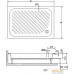 Душевой поддон RGW B/CL-S-A 120x90. Фото №4