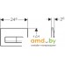 Панель смыва Geberit Delta 51 115.105.21.1 (глянцевый хром). Фото №2