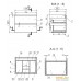 Cersanit Тумба с умывальником Lara 60 + Como 63414 + S-UM-COM60/1-w. Фото №2