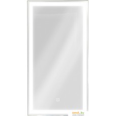 Континент Шкаф с зеркалом Mirror Box Black Led 35х65