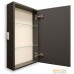 Silver Mirrors Шкаф с зеркалом Hamburg Black 462x762 LED-00002669. Фото №8