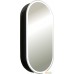 Silver Mirrors Шкаф с зеркалом Soho-Black 500x1000 LED-00002613. Фото №1