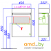 Aqwella Тумба под умывальник Леон-МР Ln-MP.01.04/W. Фото №2
