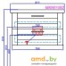 Aqwella Тумба под умывальник Манчестер 80 MAN01082. Фото №2