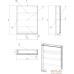 Мебель для ванных комнат Cersanit Шкаф с зеркалом Moduo 60 LS-MOD60/WH. Фото №2