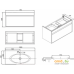 Мебель для ванных комнат Roca Тумба под умывальник Laks 100. Фото №4