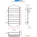 Полотенцесушитель Ростела Лира боковое левое подключение 1