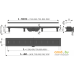 Трап/канал Alcaplast APZ10BLACK-650M. Фото №2