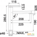 Смеситель Blanco Linee 517596 (сатин матовый). Фото №2