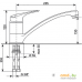 Смеситель Ulgran U-003 308 (черный). Фото №2