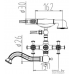 Смеситель ZorG AZR 608 W-3-6 BR. Фото №2