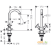 Смеситель Hansgrohe Logis Classic 71285000. Фото №2