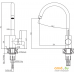 Смеситель Esko Kitchen K4. Фото №2