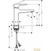 Смеситель Hansgrohe Metropol 32507700 (белый матовый). Фото №3