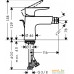 Смеситель Hansgrohe Talis E 71720990. Фото №2