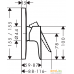 Смеситель Hansgrohe Talis E 71765700 (белый матовый). Фото №2