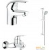 Комплект смесителей Grohe Eueroeco 124428. Фото №1