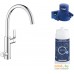 Смеситель Grohe Blue Pure Eurosmart 31722000 + 64508001 + 40404001/119708. Фото №1