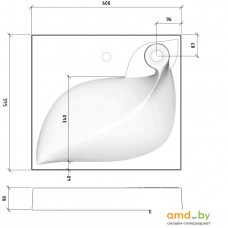 Умывальник Madera List 55