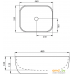 Умывальник Calani Tracy CAL-00003 (белый). Фото №6