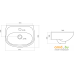 Умывальник Santek Анимо 39.5x31 (1WH110490). Фото №2