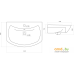 Умывальник Santek Балтика-65 65x44.5 (1.WH20.7.775). Фото №2