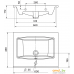 Умывальник Santek Элина-60 1.WH50.1.606. Фото №6