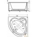 Ванна VagnerPlast Catalina mini 125x125 (с каркасом). Фото №2