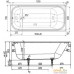 Ванна Wotte Старт 150x70 П-э000001099 (с ножками). Фото №3